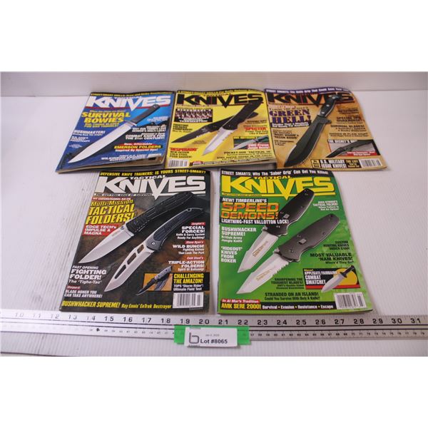 (5) Tactical Knife Magazines - 1998-2001
