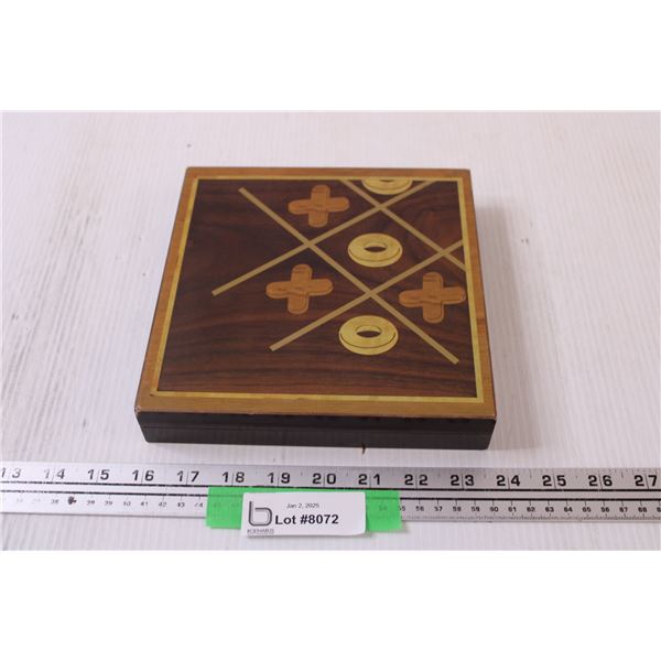 X's & O's Wood Box Game Set