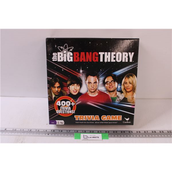 Big Bang Theory Trivia Board Game - As Is