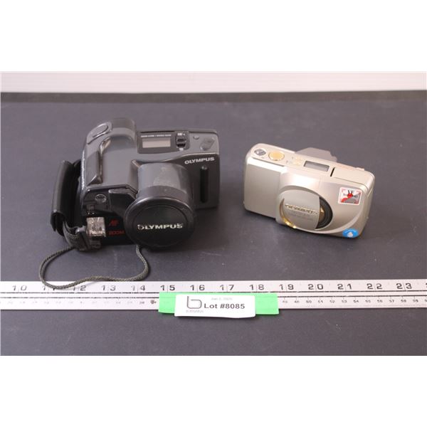 (2) Olympus 35mm Cameras - As Is