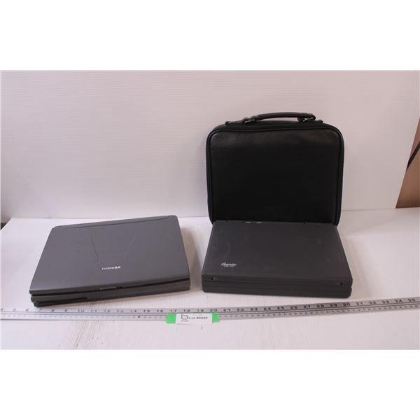 (2) Vintage Laptops: Toshiba & Impulse Reply w/ Case - As Is