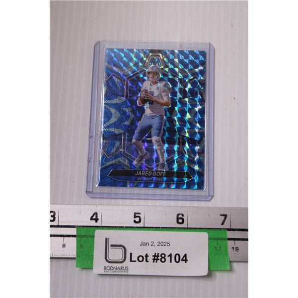 Jared Goff Panini 2023-24 Blue Ice Insert Football Card