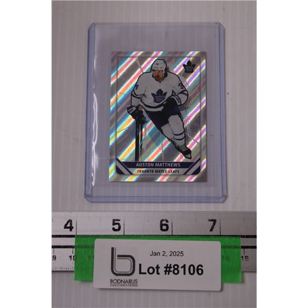 Austin Matthews Topps 2012-20 Silver Insert Hockey Sticker Card