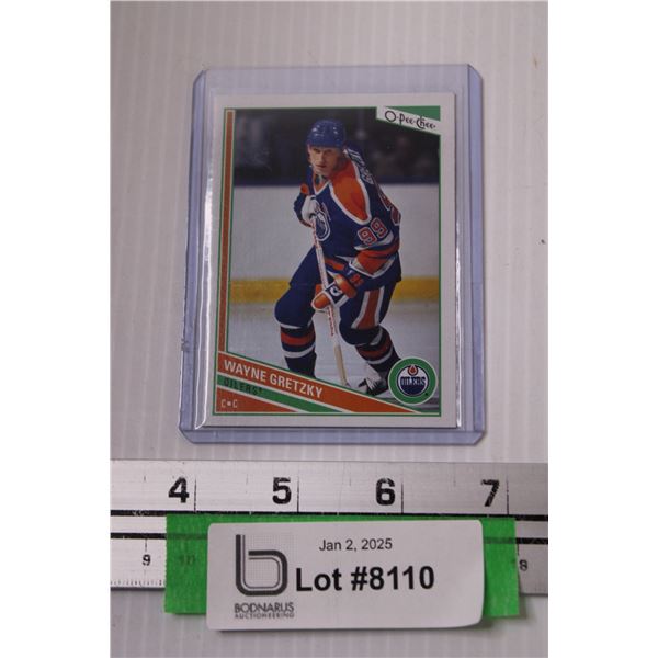 Wayne Gretzky OPC 2013-14 Record Hockey Card - Vintage Style