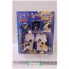 Image 1 : Reggie Jackson & Catfish Hunter Starting Line Up 1998 Baseball Series Card & Figurine Set