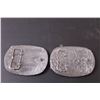 Image 5 : (2) Hesston Rodeo Metal Belt Buckles - 1990 & 1991 Editions - Sealed