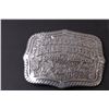 Image 2 : (2) Hesston Rodeo Metal Belt Buckles - 1999 & 2000 (2000 is Montana Silver Smiths) - Sealed