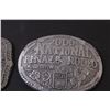 Image 3 : (2) Hesston Rodeo Metal Belt Buckles - 1999 & 2000 (2000 is Montana Silver Smiths) - Sealed