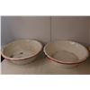 Image 2 : (3) Enamel Bowls 17" & 12" Diameters