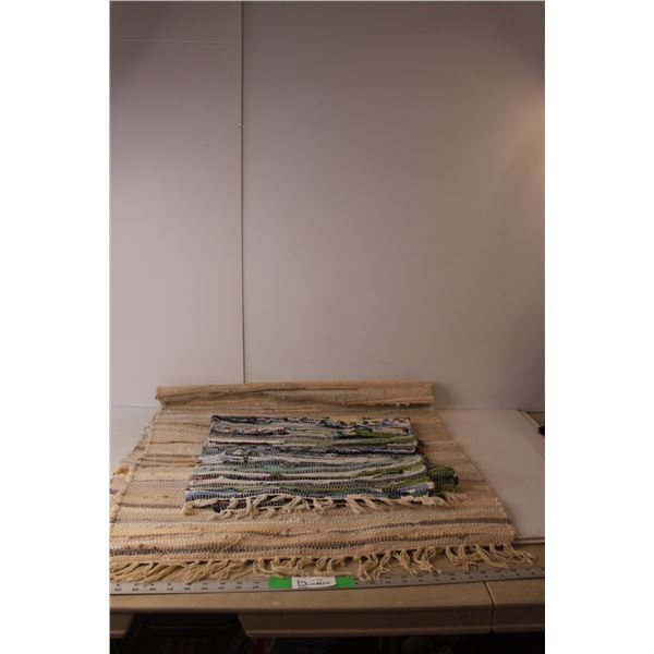 (2) Dehli Rugs 30.5" & 54" Long