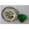 Image 3 : Birds of America Plate, Vintage Cutlery, Glass Bowl