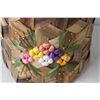 Image 3 : Woven Flower Basket 11" Tall