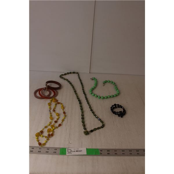 (5) Bracelets, (2) Necklaces
