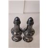 Image 3 : (2) Pairs of Plated Salt & Pepper Shakers