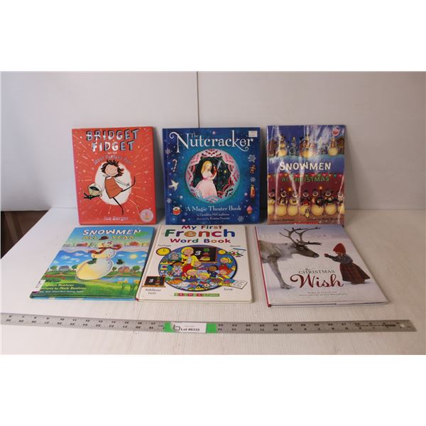 (6) Children's Books- The Nutcracker, The Christmas Wish, Misc.