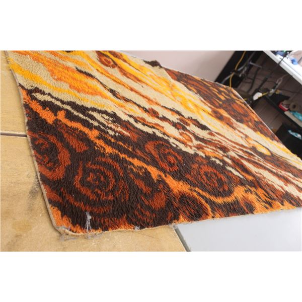 *Vintage Swag Rug 60" Long x 39" Wide