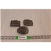 Image 1 : (3) Hesston Belt Buckles- 1984, 1985, 1987