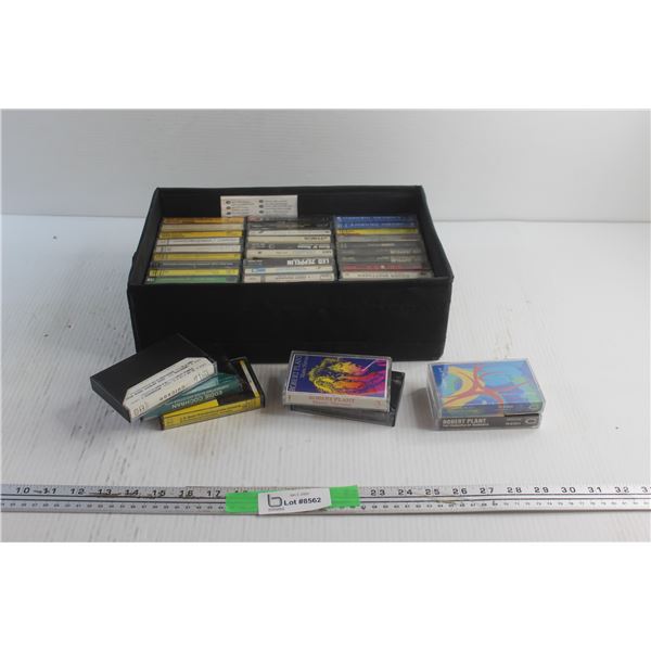 Audio Cassettes - Robert Plant, Led Zeppelin and Rod Stewart