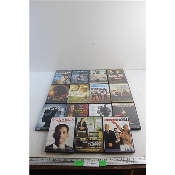(15) DVD Movies - The Lincoln Lawyer, Outbreak and Three Amigos