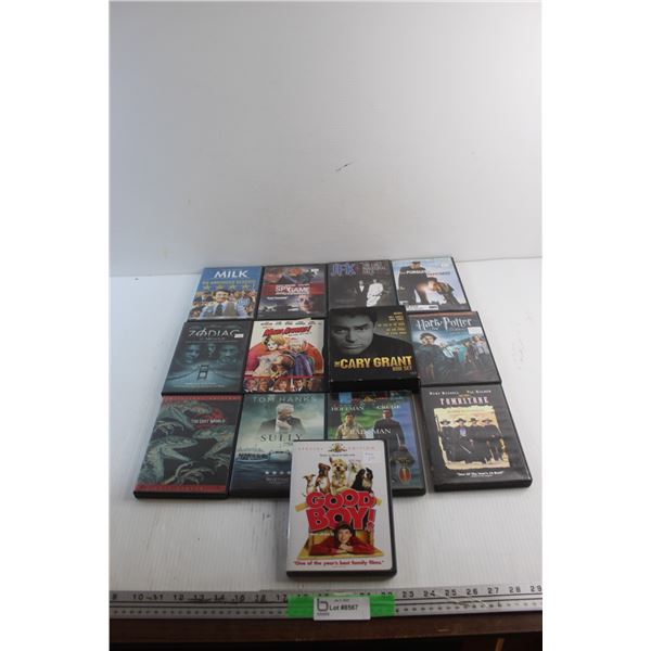 (13) DVD Movies - Mars Attacks, Spy Game and Good Boy