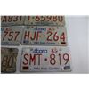 Image 4 : (8) Alberta and (1) Saskatchewan License Plates