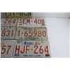 Image 5 : (8) Alberta and (1) Saskatchewan License Plates