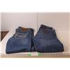 Image 3 : (2) Pairs of Men's Jeans- Wrangler & Rock 47 Denim, Size 34x36