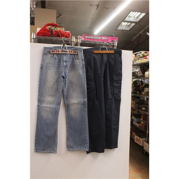 (2) Pairs of Men's Pants- Dakota & Twenty X, Size 36x 34 & Unknown Size
