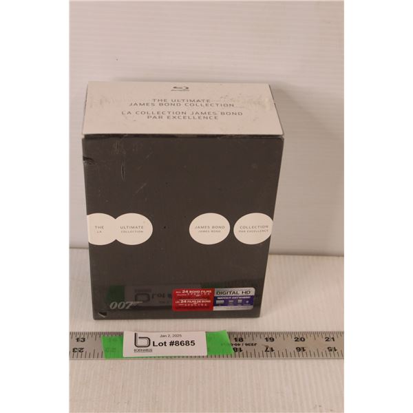 James Bond 007 Blu-Ray Ultimate Collection, 24 Movies, Sealed