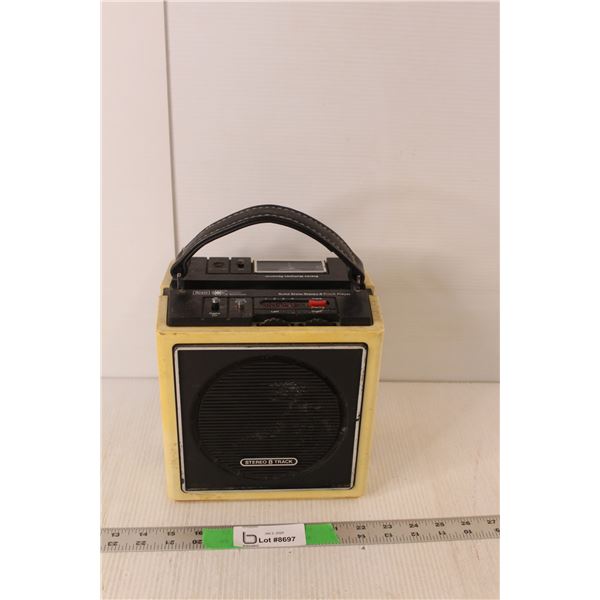 Vintage Sears Solid State Stereo 8 Track Player- As Is