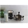 Image 4 : Ceramic Vase, Candles and Candle Holders
