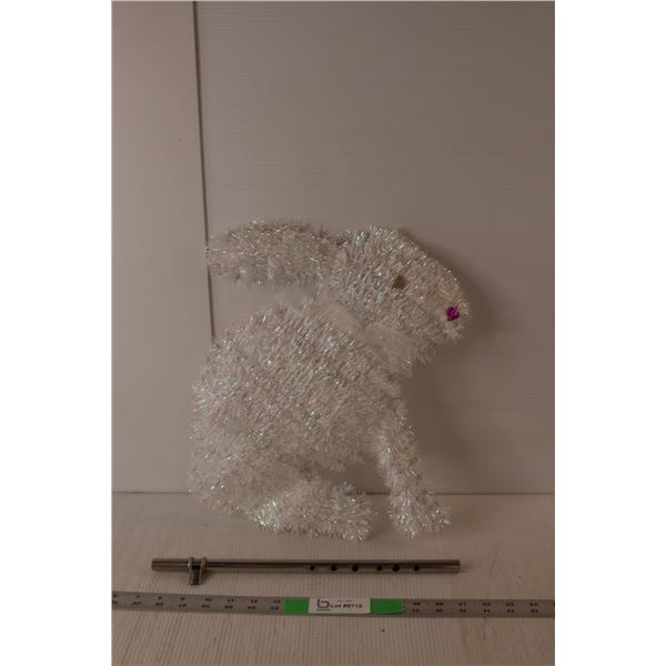 Decorative Rabbit 18" Tall & Flute