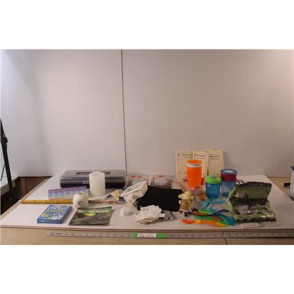 Fruitloops Toucan Sam & Frosted Flakes Tony Tiger Toothbrushes, Shoe horn, Baby Toiletry Set, Misc.