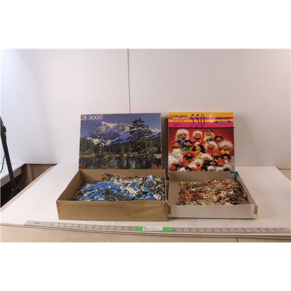 (2) Puzzles- Trolls Family Reunion & Mount Shuksan, Washington- As Is