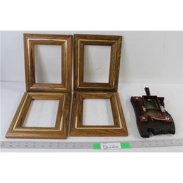 (4) Picture Frames - 8" x 10", Toy Power Switch