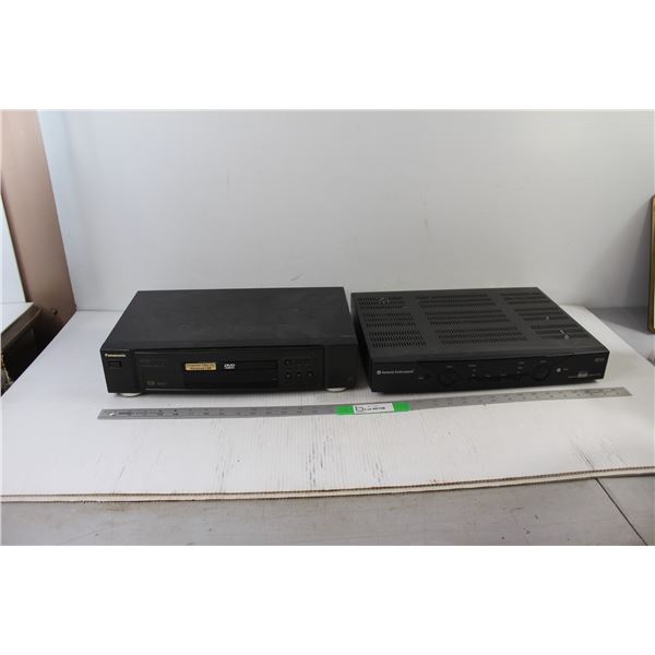General Instrument Dolby TV Box, Panasonic DVD Player - Both As Is