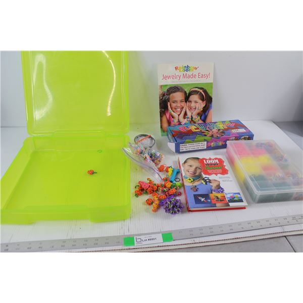 Rainbow Loom Set, Plastic Case