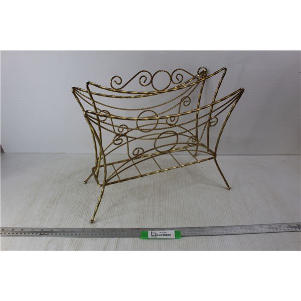 Metal Magazine Holder- 15.5'' x 7'' x 16''
