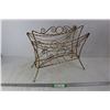 Image 1 : Metal Magazine Holder- 15.5'' x 7'' x 16''