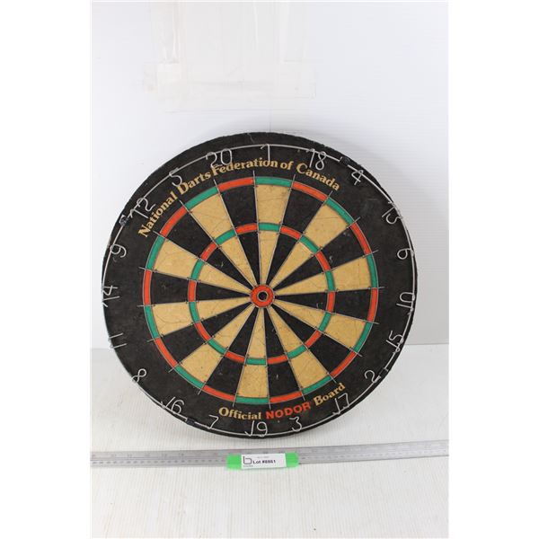 National Darts Federation Of Canada Official Nodor Board - No Darts