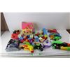 Image 1 : Children's Toys, (7) Water Guns, Wooden Blocks, Plastic Toy House, Misc.