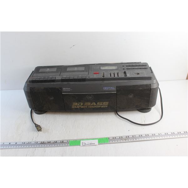 Hitachi 3D Stereo Portable Radio - Tested