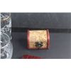 Image 5 : (8) Glass Cups, Coin Bag and Jewelry Chest