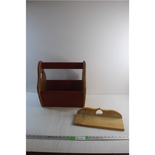 Magazine Basket and Shelf