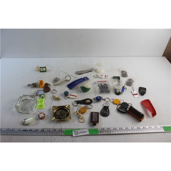 Key Chains, Ash Trays and Shoe Spoons