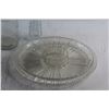 Image 4 : Glass Vases, Jar and Divided Serving Platter