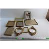Image 1 : (7) Photo Frames 10'' x 8'' and (2) Decorative Mirrors