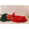 Image 2 : Christmas Lot- (6) Stockings, Garland, Tree Ornaments, Misc.