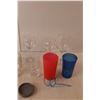 Image 2 : Original 16 Beer Mug,(5) Wine Glasses, Measuring Cup, Misc.