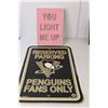 Image 4 : NHL Penguins Fans Only Sign, Artificial Plants, Retirement Sign, Misc.